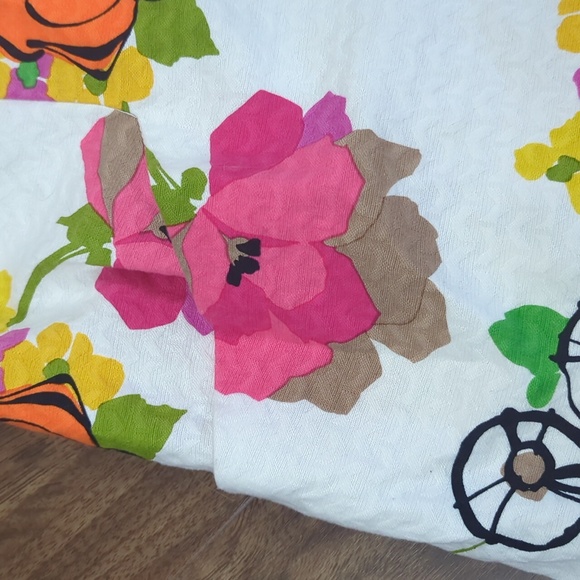 Trina Turk Floral Pom-pom Fringe Shift Dress - Picture 5 of 13